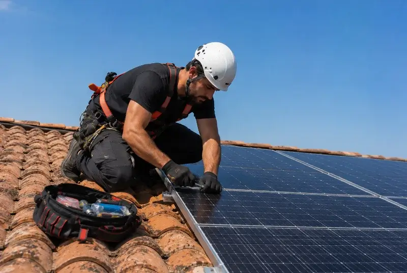 Maintenance et monitoring de panneaux solaires à Sainte-Anne-d'Auray